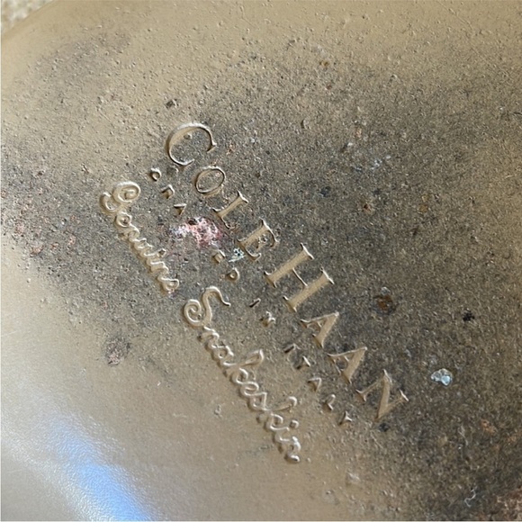 Cole Haan City Genuine, Snakeskin Heel Strap Sexy Size 9 1/2 B - Picture 7 of 13